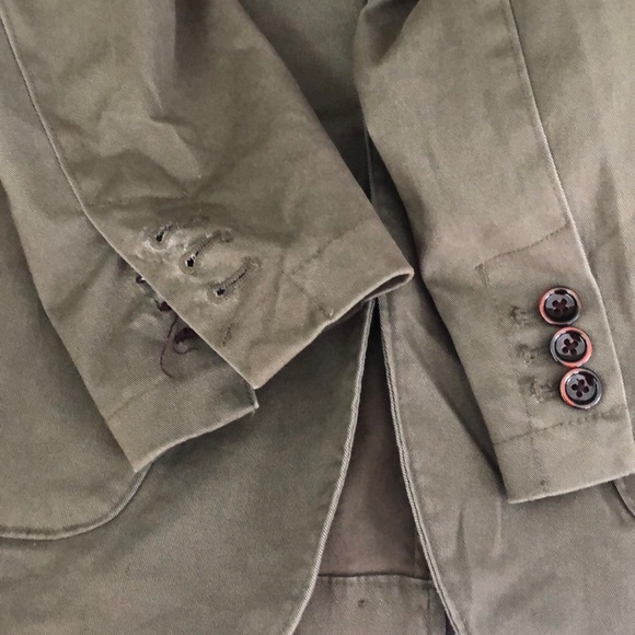 Goodiellow & co Green button up jacket sz small - Picture 4 of 4